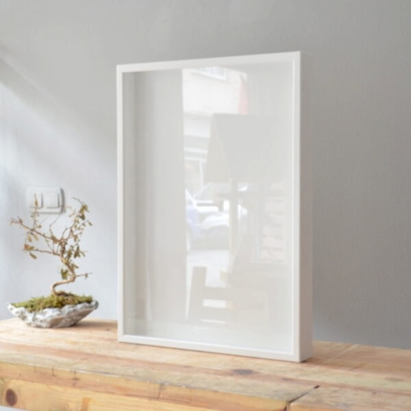 50x70 cm 2x7 Beyaz Derin Çerçeve