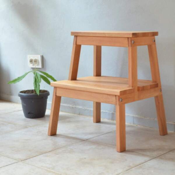 Basamaklı Ahşap Tabure